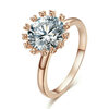 Yoursfs @ Hot Fire Sunmer Shape Rings Уникальная кровь Большой красный кристалл 18 K Подвесные кольца для женщин Passion India Fashion Jewelry браслет цепь fashion jewelry 18 k fjy sz6056