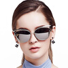 BLUEKIKI YEUX cateye fashion sunglasses women polarized mirror vintage glasses пальто алонзо d’imma fashion studio