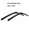 Wiper Blades for Volkswagen Passat B7 24&19 Fit Push Button Arms 2010 2011 2012 2013 2014 2015 3pcs oem black piano paint chrome car center console air condition vents for passat b6 b7 cc r36 3ad 819 701 a 3ad 819 702 a