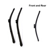 Wiper Blades for Mercedes Benz GLA-Class X156 24&19 2016 2017 air condition outlet cover trim for mercedes benz gla cla glc c class accessories car styling