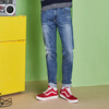 Semir (Semir) Осень 2017 мужские джинсы мужские брюки Корейский приливные Тонкий отверстие стрейч брюки ноги джинсы темно-синие брюки 11,316,241,003 30 джинсы camomilla ilove джинсы стрейч