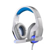 Поскольку Чжо (KOTION КАЖДЫЙ) G5300 игровой гарнитуры игровой гарнитуры с микрофоном гарнитуры микрофон бас настольного ноутбука белый синий