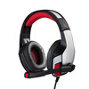 Поскольку Чжо (KOTION КАЖДЫЙ) G5300 игровой гарнитуры игровой гарнитуры с микрофоном басовый микрофон гарнитуры настольного ноутбука черный и красный
