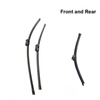 Wiper Blades for Volkswagen T5 Transporter 24&23 Fit Hook Arms 2003 -2013 wiper blades for volkswagen t5 transporter 24