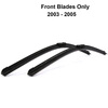 Wiper Blades for Volkswagen Multivan 24&24 Fit Side Pin Arms 2003 2004 2005 2006 2007 2008 2009 2010 2011 wiper blades for volkswagen t5 transporter 24
