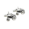 Yoursfs @ Модный мужской французский манжеты cufflink серебряные ювелирные изделия полноприводные автомобильные запонки продажа бесплатная доставка