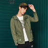 Semir (Semir) модели куртки мужские падения 2017 года мужская с капюшоном куртки корейской волны вскользь куртки 13316091006 китайский синий L куртки