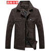 Куртки Jeep Jackets от Lapel Slim Мужские куртки Дикие повседневные куртки куртки 17048ZJ66 Coffee XL футбольные куртки jeep jacks мужские отвороты тонкие мужские куртки дикие повседневные куртки куртки 17048zj66 кофе 3xl