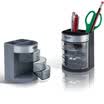 Jinlongxing Glosen C2004 transparent desktop three-layer pen holder combination color random