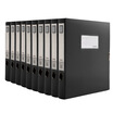 Coix 10 pieces 35mm thick type sticky tape file box file box data box A4 HC-35-10 black
Coix 10 pieces 35mm thick type sticky tape file box file box data box A4 HC-35-10 black