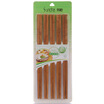 Jingdong supermarket double gun Suncha bamboo craft chopsticks 10 double installed KZ1011 color random release