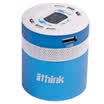 Ithink portable card speaker sapphire blue