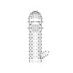 2 Type Male Chastity Device Delay Reusable Condom Cock Penis Sleeves Caps Ring Adult Game Sex Toys For Man