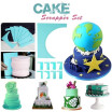 8-Style Cake Scrapers Fondant Cream Spatula Edge Herramienta De Decoración Para Hornear Más Suave