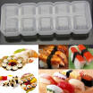 〖Follure〗Sushi Mold Rice Ball 5 Rolls Maker Non Stick Press Bento Tool