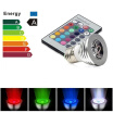 Bluelans E27 3W 16 Colores LED RGB Magic Spot Light Bulb Lámpara De Control Remoto Inalámbrico