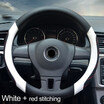​1 Pcs Automotive interior protection accessory comfortable orange white red multicolor fashion non-slip Car Steering Wheel Cover