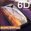 New 6D Tempered Glass for Iphone XS MAX XR X 6 7 8Plus 6D Protective Glass Film for iPhone Xs Max on iPhone XR