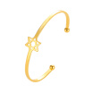 Pulsera De Estrella De Cinco Puntas Hueca De Moda Para Enviar Regalos De Novia Pulsera Popular De Seis Estrellas De Temperamento Salvaje Femenino