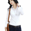 Camisa Casual Mujer Primavera Otoño Blusa De Carrera Camisa Delgada De Manga Larga Blusa Con Cuello Vuelto