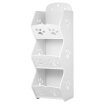 3-Tier Storage Organizer Shelf DIY Set Detachable Washable Storage Shelf