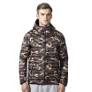 KELME Mens Outwear Camouflage Padded Jacket Hooded Wadded Jacket