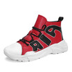 Mens Shoes Fashion Casual Sneakers Shoes Lace Up Sports Shoes For Men Red White Black Size 39-44