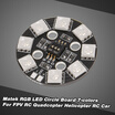 Matek RGB LED Circle Board 7-colors X8 16V For FPV RC Multicopter Quadcopter RC Car