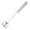 Batidora de huevo semiautomática de acero inoxidable batidora de mano batidora de crema prensadora manual batidora de huevos de ciclón mediana YB-BZ4