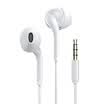 Havit F3 Headphones Half In-ear Stereo Line Control Sports Headset Game Computer Music Magic Sound Mobile Phone Headphones K song Eat Chicken Running Apple Andrews Universal White