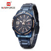 NAVIFORCE 9117 Reloj De Cuarzo Para Hombre Fecha Día Visualización Reloj De Pulsera Para Hombre