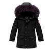 2018 winter down jacket for boy clothes childrens clothing for snow wear kids outerwear coat hooded warm parka real Raccoon fur
