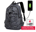 40L Multi function USB charging mens 15 inch Notebook Backpack student bag for youth hiking leisure travel water bag backpack