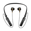 Ox X OKSJ X15 wireless sports Bluetooth headset in-ear double-necked neck-mounted double moving ring with Michael can call Apple Huawei Android universal cool black