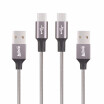 Cable Micro USB Kiirie PowerLine 2 Pack Trenzado De Nylon 05m 15m Cable USB 20 De Alta Velocidad Para Dispositivos Con Carga Micro USB