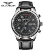 GUANQIN GQ20022 Reloj Mecánico Automático Para Hombres Reloj Moon Phase Complete Calendar Para Hombres