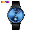 SKMEI Leather Strap Quartz Watch Waterproof