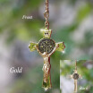 ​ 1pcs Car Interior decorative pendant Jesus Crucifix Figurine Hanging Ornaments Fashionable Car Rearview Mirror Pendants Gifts