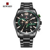 REWARD 63080 Men Waterproof Quartz Watch Calendar Chronograph