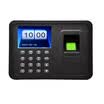 24 "Pantalla TFT LCD Máquina biométrica de asistencia de huellas dactilares USB DC 5V 1A Registrador de reloj de tiempo Empleado que registra el lector A6
