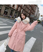 Cotton east gate new down cotton-padded jacket large size thickening long&long style casual padded jacket lady