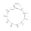 Four Leaf Clover Charms Bracelets For Women Elegant Fashion Jewelry Female Ladies Accessories Gift WHE260