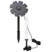 Bomba de fuente solar para baño de aves Panel solar en forma de flor de 16 W con estaca Bomba sin escobillas accionada por energía solar para el estanque del jardín Piscina Tanque