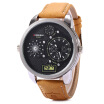 SHIWEIBAO A3135 - 9 Reloj Casual De Cuarzo Para Hombres Con Doble Movimiento