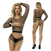 Women Sexy Lingerie Fishnet Sleepwear Body Stocking Thigh High Lace Bodysuit