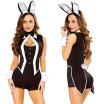 Women Dress Sexy Women 5 Piece Tuxedo Bunny Costume Tux And Tails Halloween Cosplay Uniform Black Cosplay Costume Q7Z3I1K8