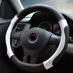 1pcs Car accessory fashion Multi-color Breathable Micro Fiber Leather 363840cm car Steering Wheel Cover comfortable protection