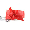 Korean Style Women Wide PU Leather Belt Dress Decoration Waistband With Big Bow-Knot