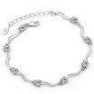 Classic Cubic Zirconia Bracelets For Women Wedding Party Jewelry Female Ladies Lovers Xmas Gift Accessories D09