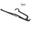 Ropa simple para el hogar Ropa para vallas Percha Soporte para ropa Servicio abierto Ropa organizadora Ahorro de espacio Camisa Vestido Chaleco Pantalones Colgadores-5pcs